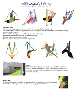 Practice a wide range of poses at home or outside... The central support comfortably grips the pelvic area allowing stabilized... The Yoga Swing