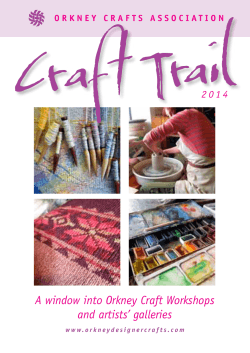 A window into Orkney Craft Workshops and artists’ galleries