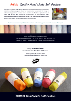 ’ Artists Quality Hand Made Soft Pastels