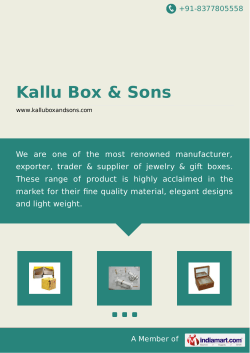 Kallu Box &amp; Sons