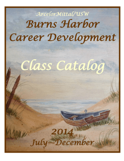 Fall 2014 Catalog - Mittal Career Development