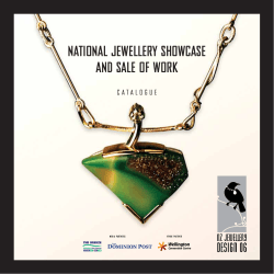 NATIONAL JEWELLERY SHOWCASE AND SALE OF WORK
