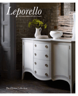 Leporello Elysian Collection The Fine furniture designed and made in England