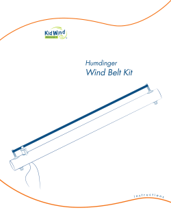 Wind Belt Kit Humdinger n s r u c t