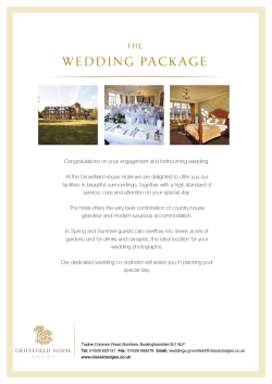 WEDDING PACKAGE THE