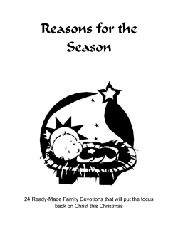 Reasons for the Season