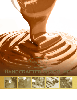 HANDCRAFTED CHOCOLATE