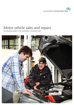 Motor vehicle sales and repairs