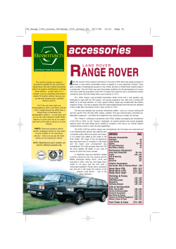 R accessories ANGE ROVER A
