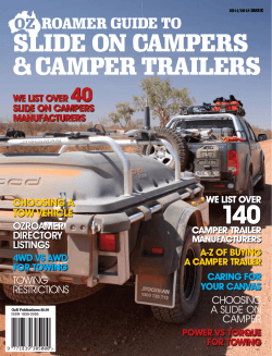 140 Slide on camperS &amp; camper trailerS 40