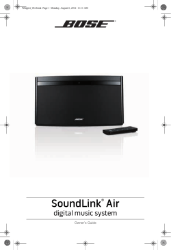 SoundLink Air digital music system ®