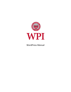 WordPress Manual