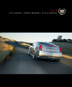 2014 CT S COUPE / SP ORT WAGON / CT S...