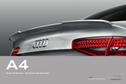 A4 Audi A4 Saloon | A4 Avant Accessories Audi Genuine Accessories