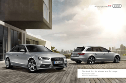 The Audi A4, A4 allroad and S4 range Accessories Guide