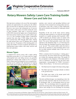 Rotary Mowers Safety: Lawn Care Training Guide