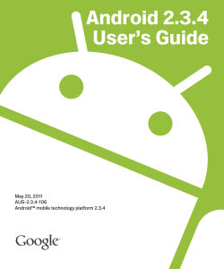 Android 2.3.4 User’s Guide May 20, 2011 AUG-2.3.4-106
