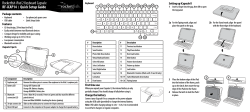 Rocketfish iPad 2 Keyboard Capsule RF-iCAP14 Setting up iCapsule II Package contents