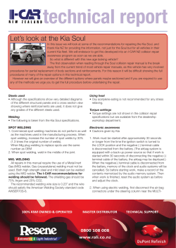 technical report Let’s look at the Kia Soul