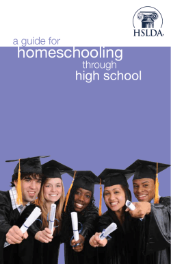 homeschooling high school through a guide for
