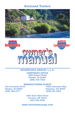 Enclosed Trailers INTERSTATE GROUP, L.L.C.