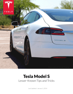 Tesla Model S Lesser-Known Tips and Tricks