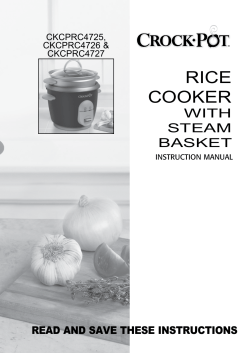 RICE COOKER WITH STEAM