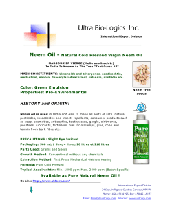 Ultra Bio-Logics  Inc. Neem Oil -