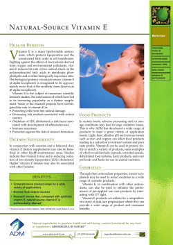 V Natural-Source Vitamin E Health Benefits