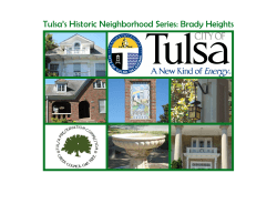 Tulsa’s Historic Neighborhood Series: Brady Heights