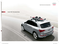 Audi Q5 Accessories Audi Genuine Accessories 7/16/09   10:59:48 PM