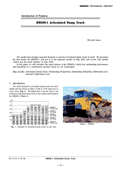 HM400-1 Articulated Dump Truck Introduction of Products
