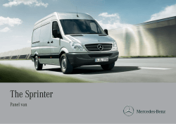 The  Sprinter Panel  van