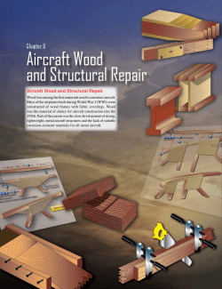 Aircraft Wood and Structural Repair Chapter 6 Aircraft Wood and Structural Repair