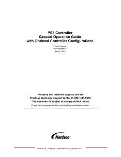 PS3 Controller General Operation Guide with Optional Controller Configurations
