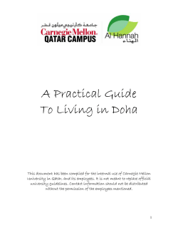 A Practical Guide To Living in Doha