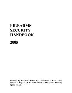 FIREARMS SECURITY HANDBOOK 2005