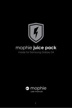 juice pack made for Samsung Galaxy S4 1 user manual
