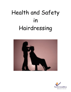 Health and Safety in Hairdressing