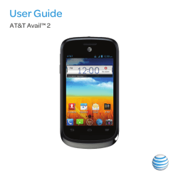 User Guide AT&amp;T Avail™ 2