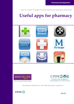 Useful apps for pharmacy