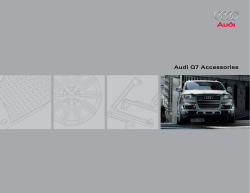 Audi Q7 Accessories 2/3  Contents