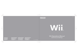 Wii Operations Manual Channels and Settings
