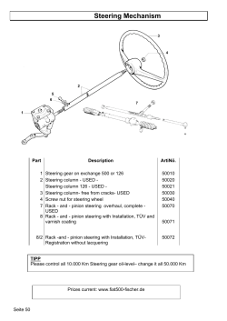 Steering Mechanism