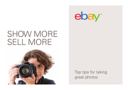 show more sell more Top tips for taking great photos
