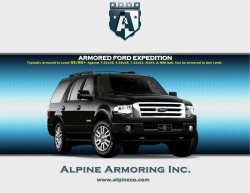 ARMORED FORD EXPEDITION A9/B6+