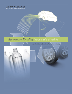 Automotive Recycling Your car’s afterlife A Look at the Automotive Recycling Industry