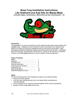 Boss Frog Installation Instructions