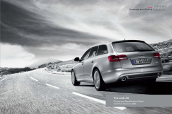The Audi A6  Pricing and Specification Guide Valid from November 2009