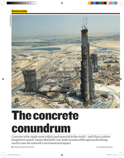 The concrete conundrum